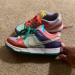 Multicolor Nike Dunks